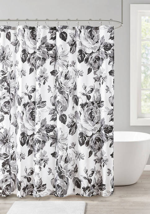 Intelligent Design Dorsey Floral Printed Shower Curtain