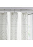 Annie Clipped Jacquard Seersucker Shower Curtain