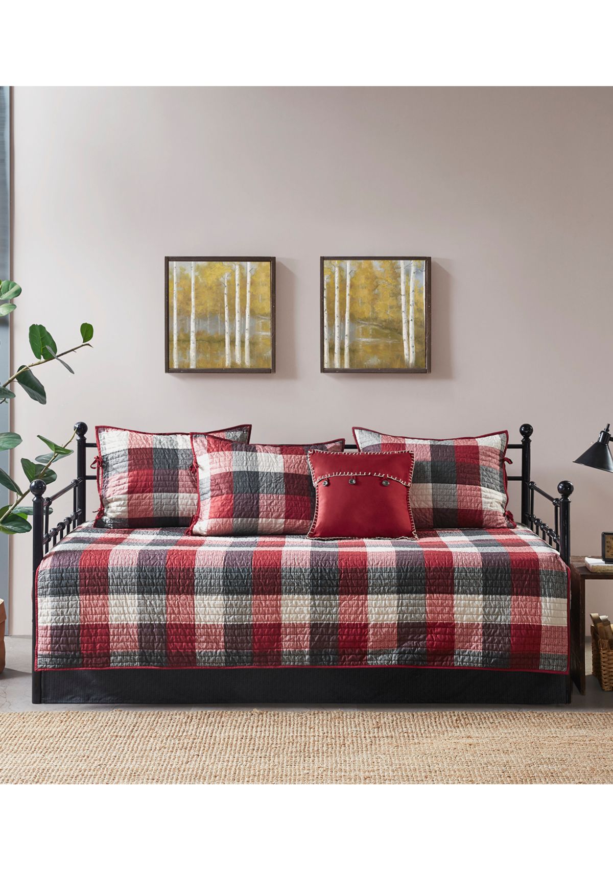 Ridge 6 Piece Reversible Daybed Cover Set