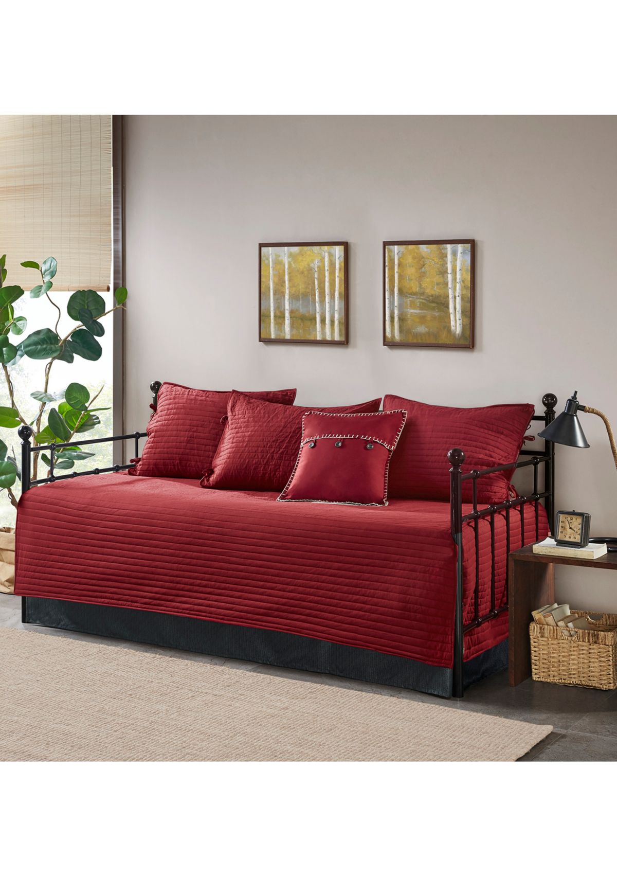 Ridge 6 Piece Reversible Daybed Cover Set