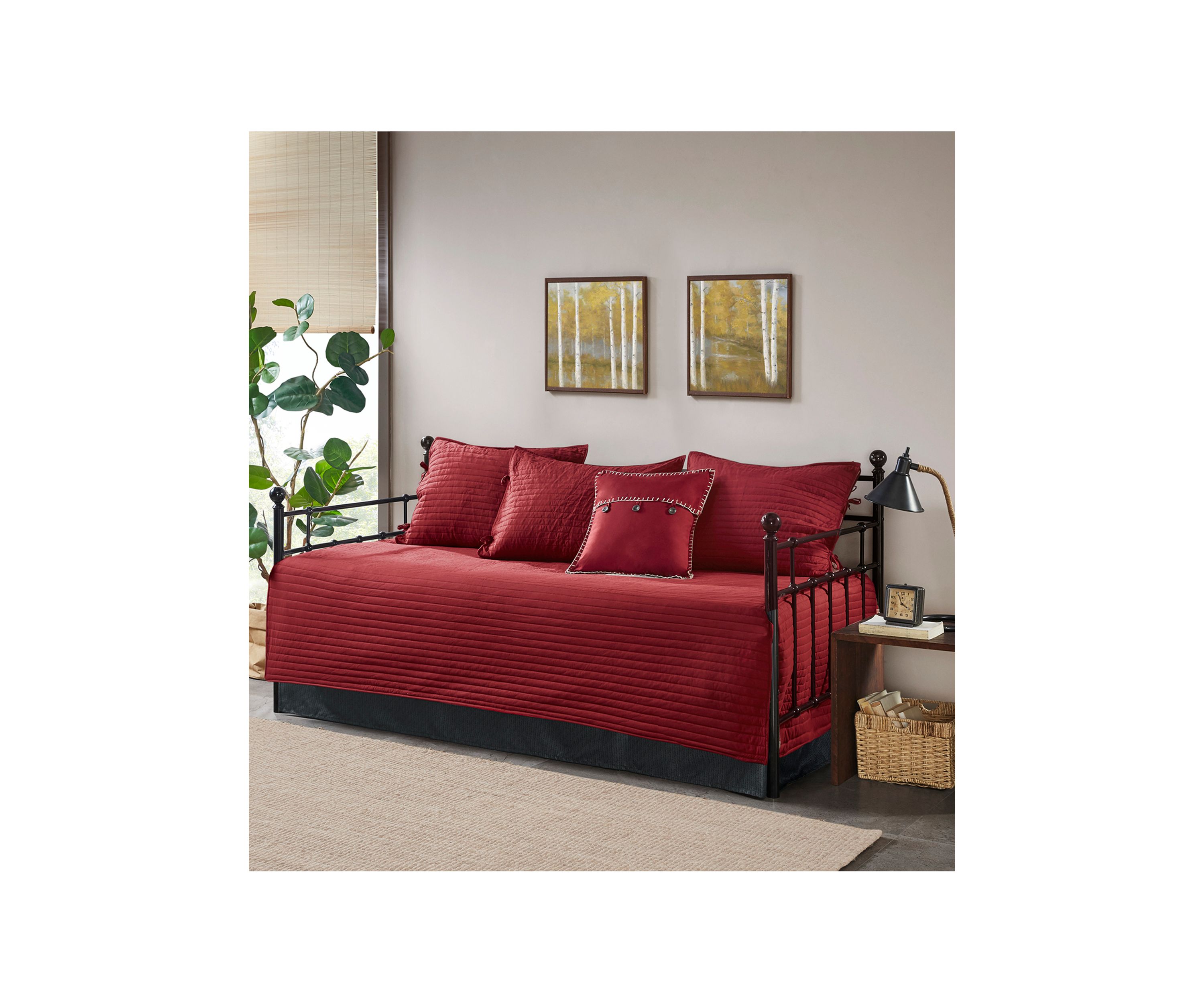 Ridge 6 Piece Reversible Daybed Cover Set
