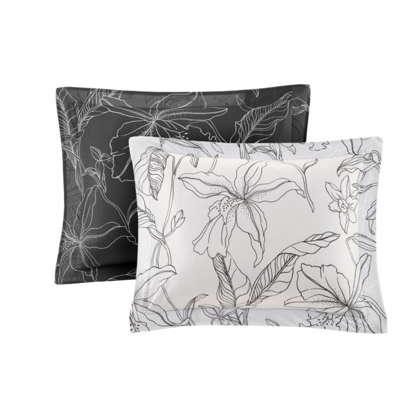 Lilia 7 Piece Reversible Complete bedding set with Cotton Sheet