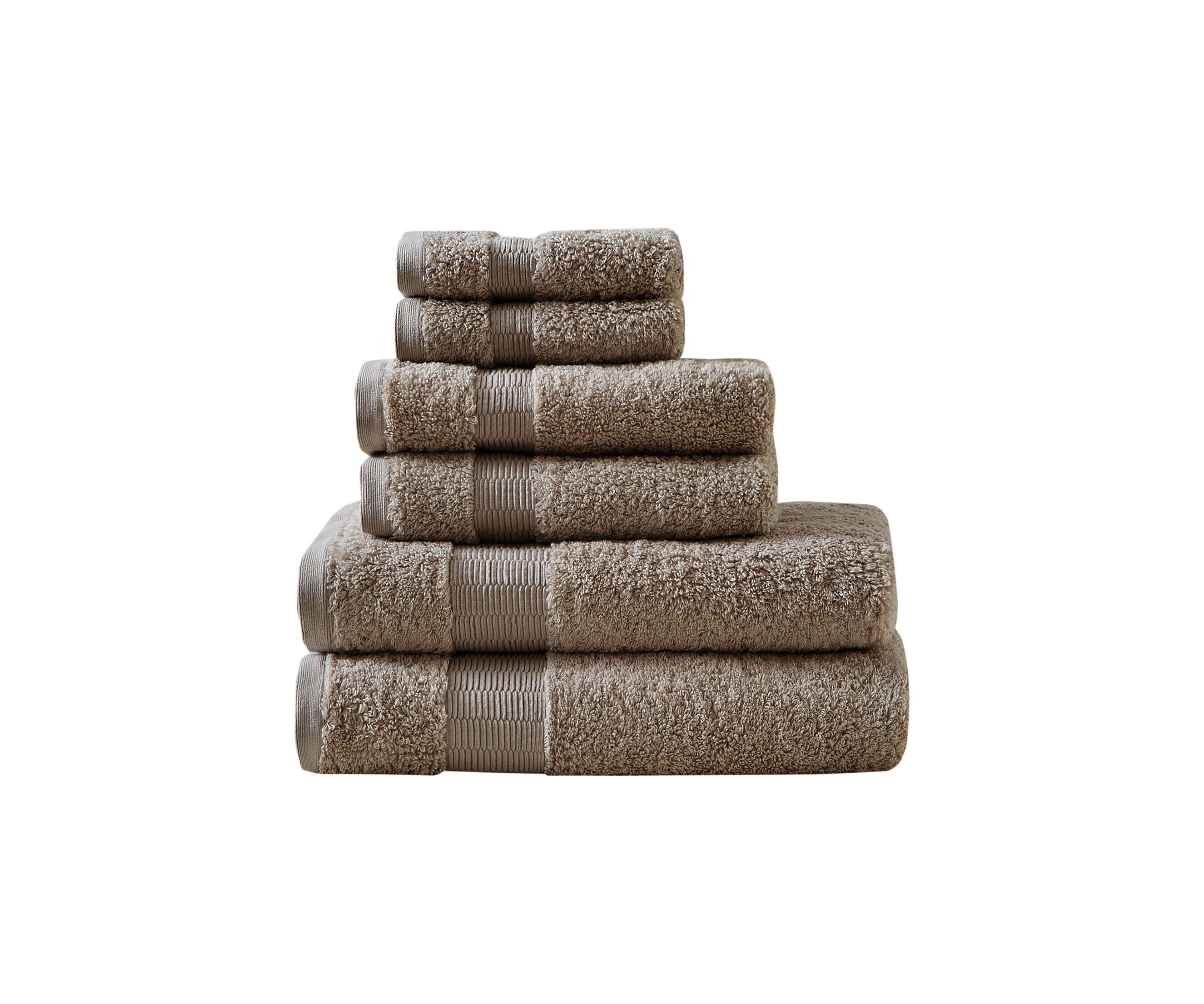 Luce 100% Egyptian Cotton 6 Piece Towel Set