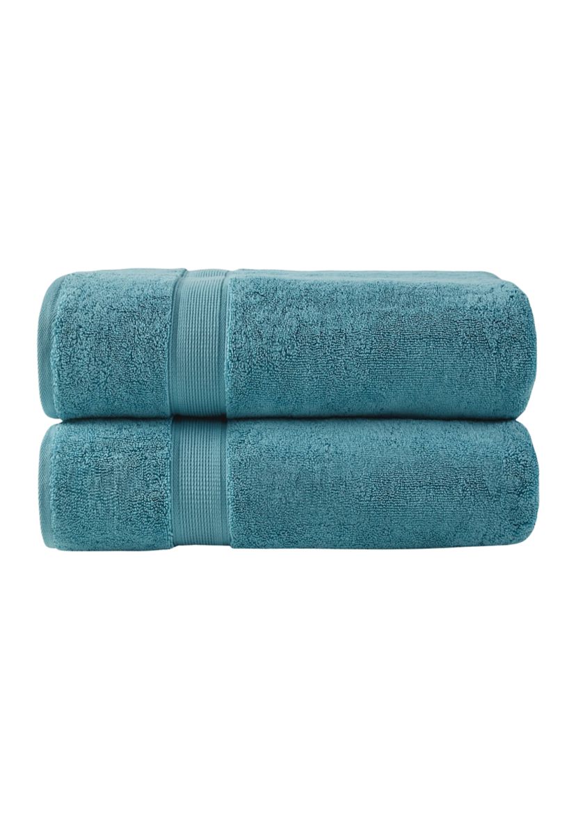 800gsm 100% Cotton Bath Sheet Antimicrobial 2 Piece Set