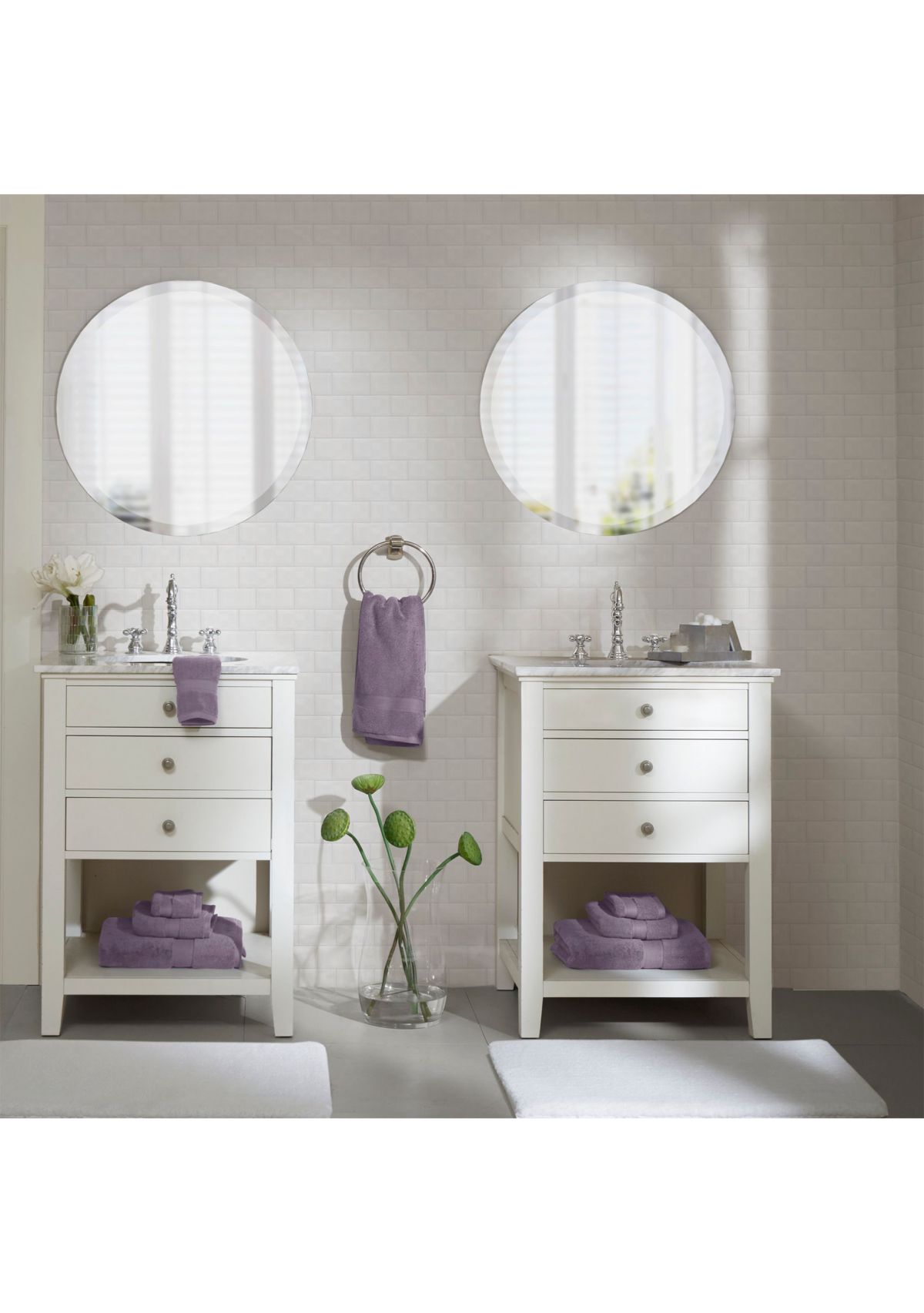 800GSM 100% Cotton 8 Piece Antimicrobial Towel Set