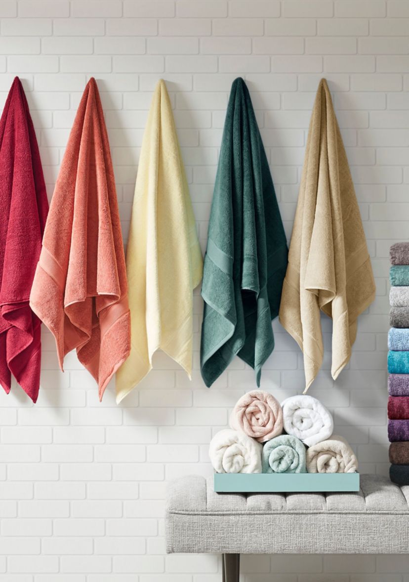 800GSM 100% Cotton 8 Piece Antimicrobial Towel Set