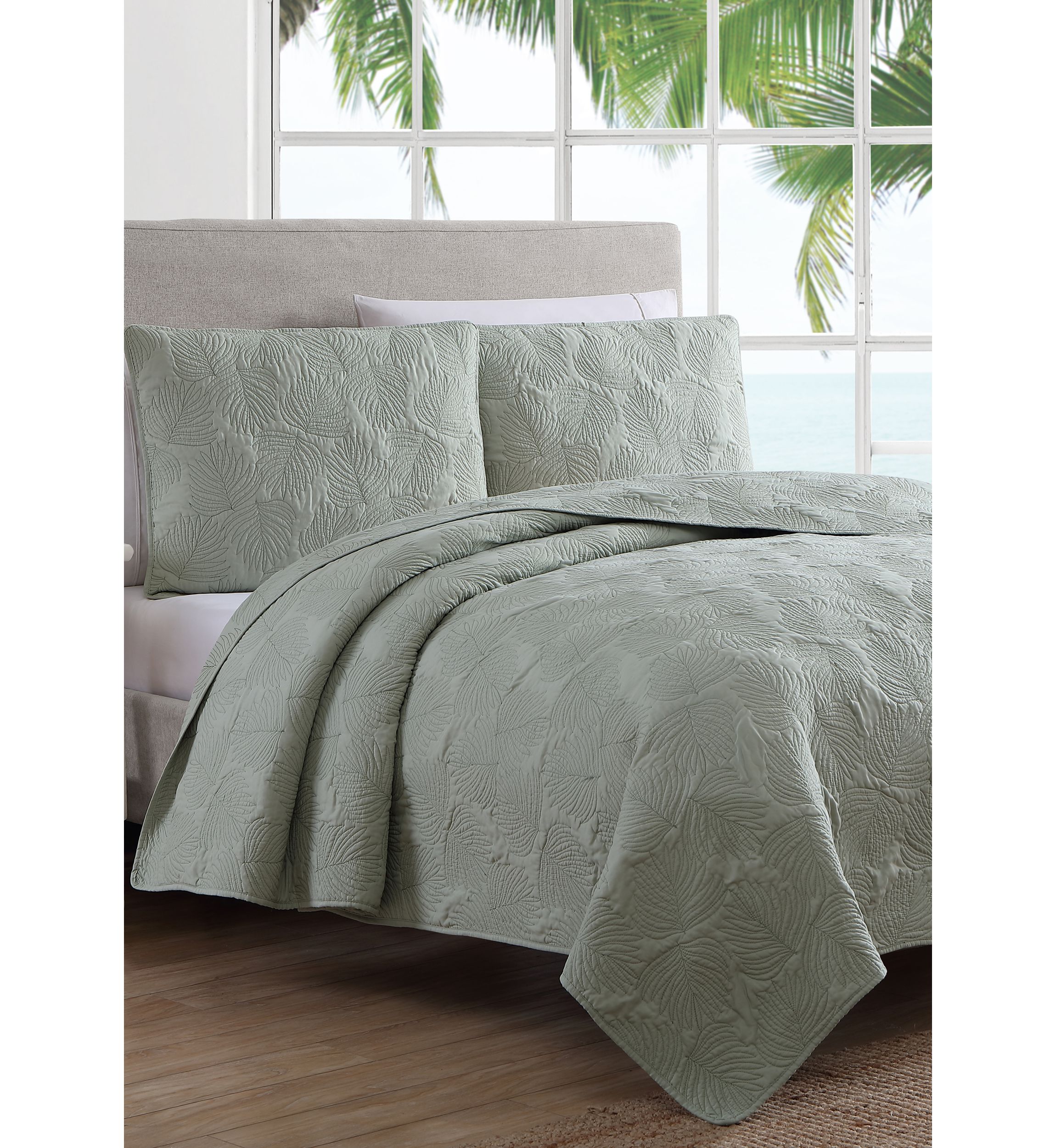 Leaf Stitch Quilt Set