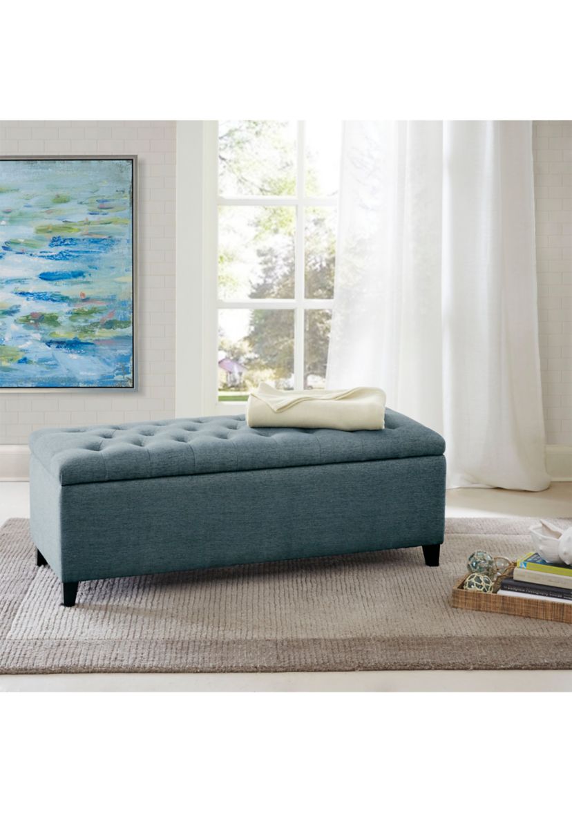 Shandra Tufted Top Upholstered Storage Bench