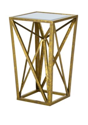 Madison Park Zee Angular Mirror Accent Table