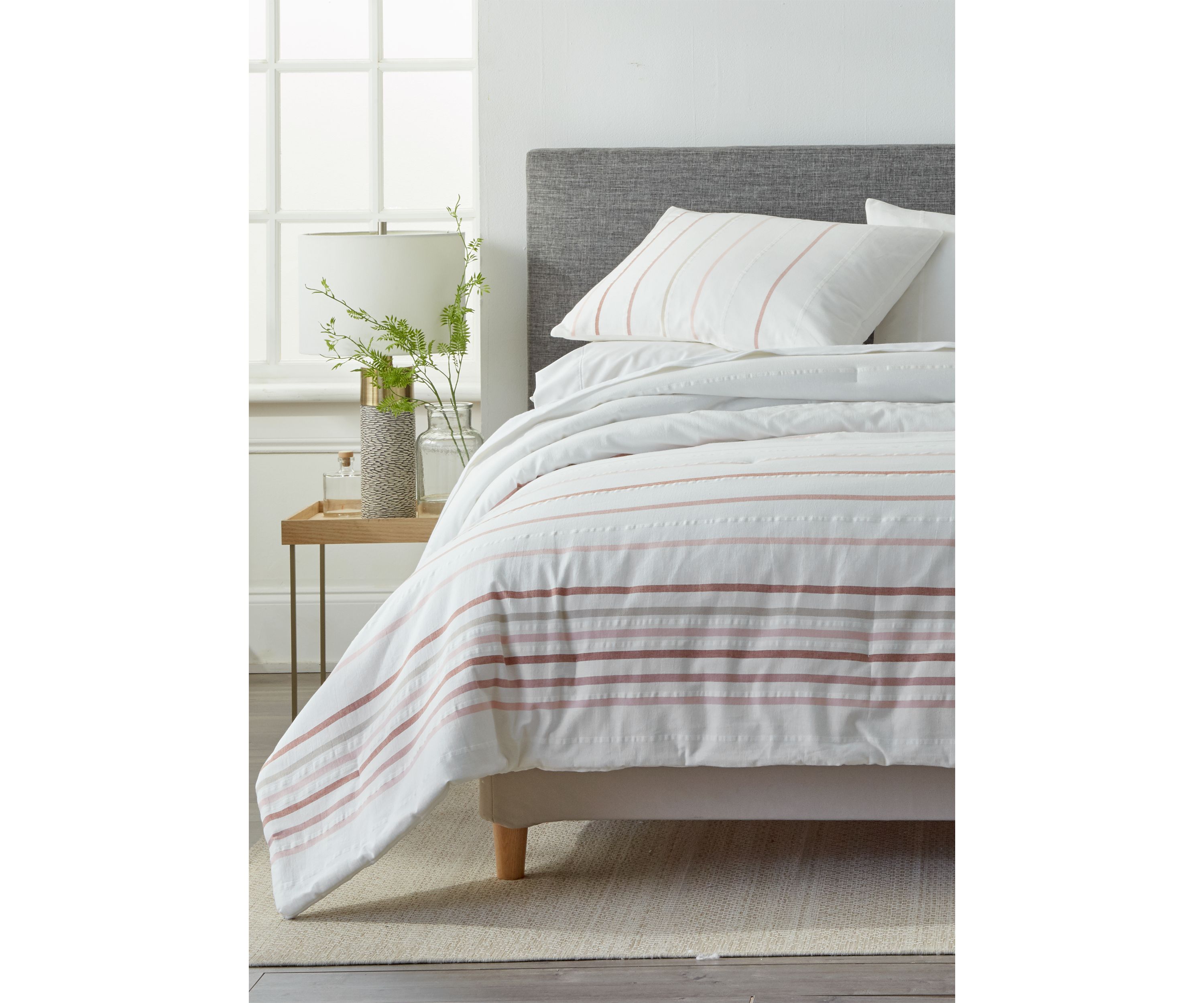 Ombré Stripe Comforter Set