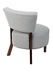 Molly Modern Armless Occasional Chair with Round Seat
