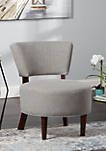 Molly Modern Armless Occasional Chair with Round Seat