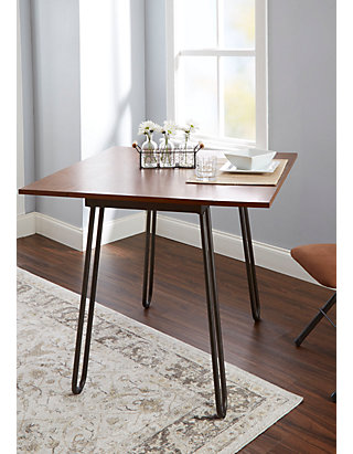 Silverwood Henry Drop Leaf Table With Hairpin Legs Belk