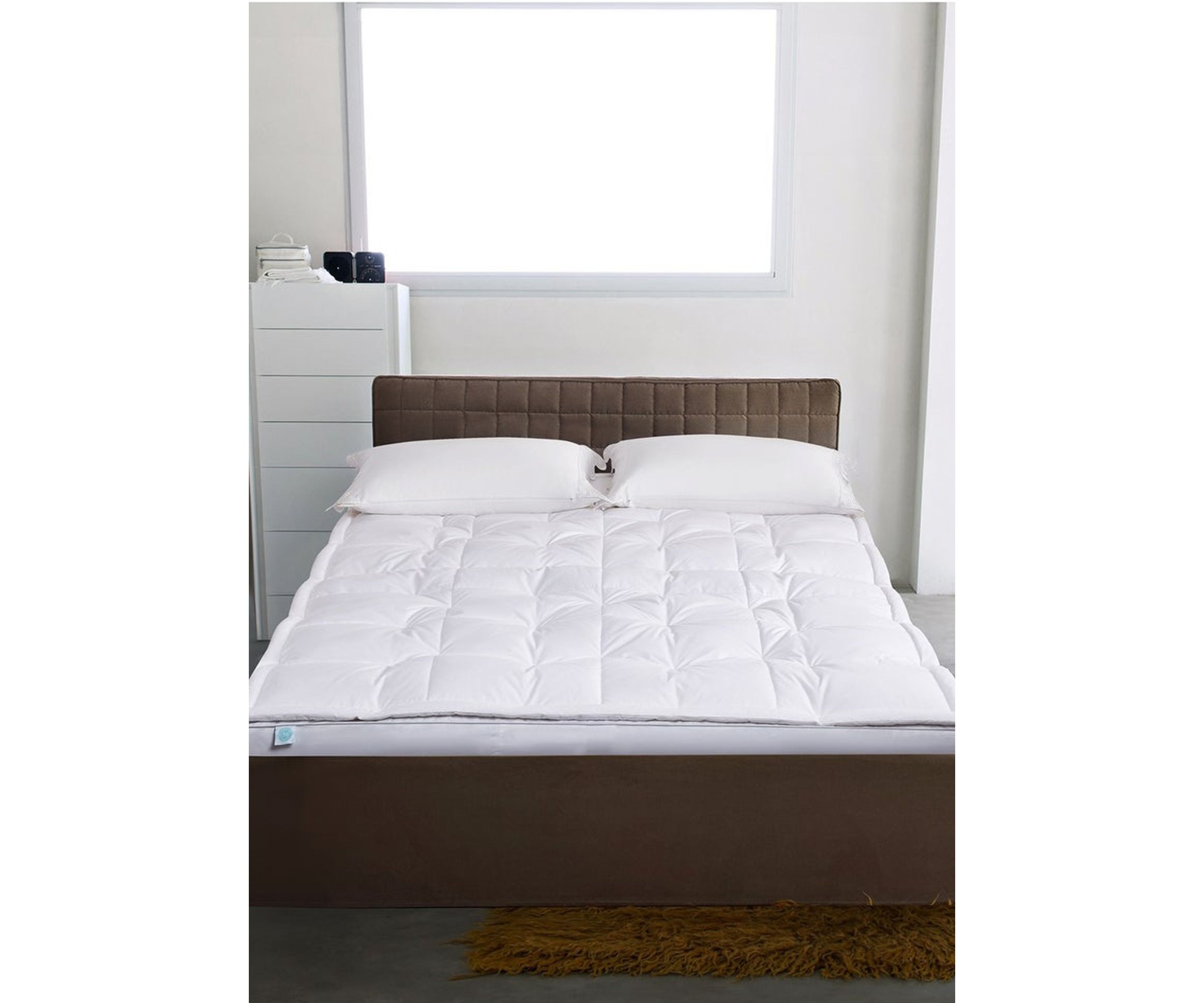 3-Inch White Down Top Featherbed