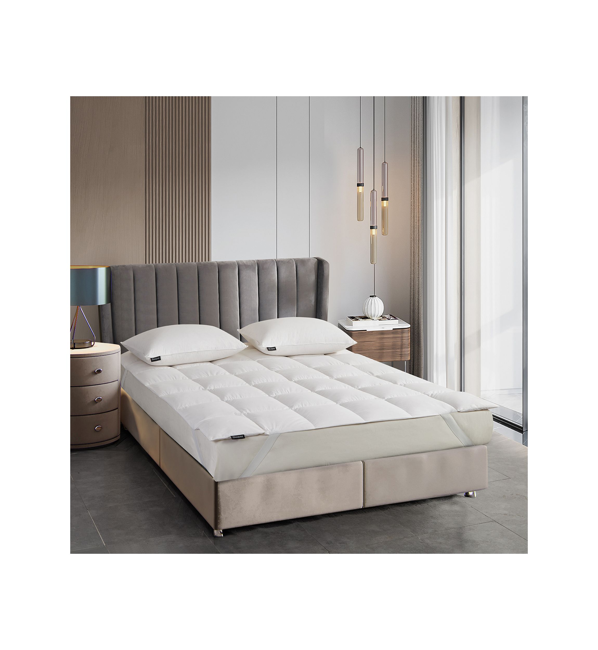 Breathable RDS Down Mattress Topper 