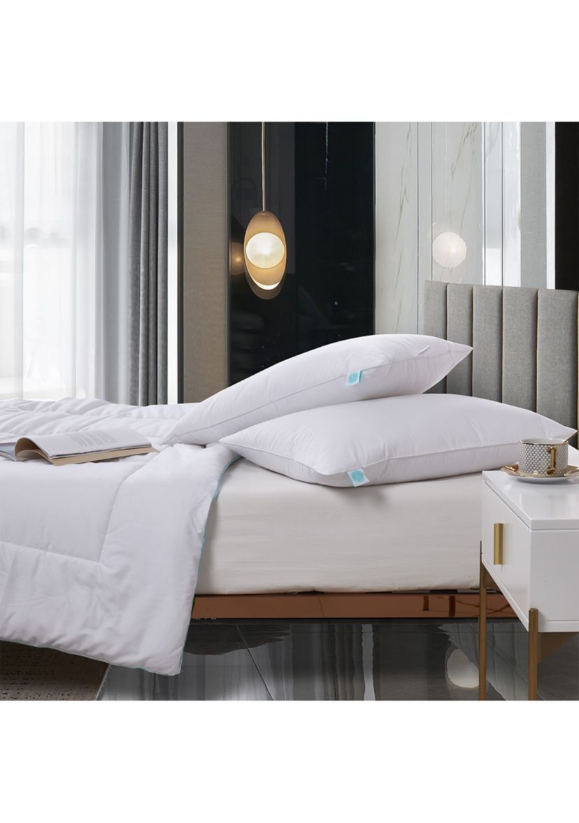 Tencel®/Cotton Blend Tencel®-Around 95/5 Feather/Down Pillow (2 Pack) - Medium Firm