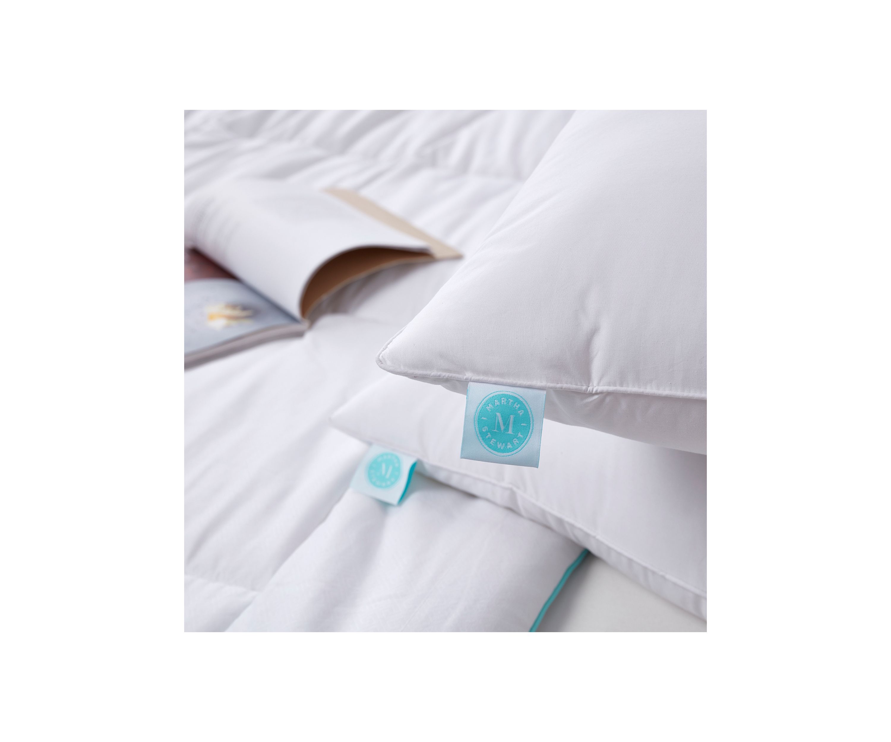 Tencel®/Cotton Blend Tencel®-Around 95/5 Feather/Down Pillow (2 Pack) - Medium Firm