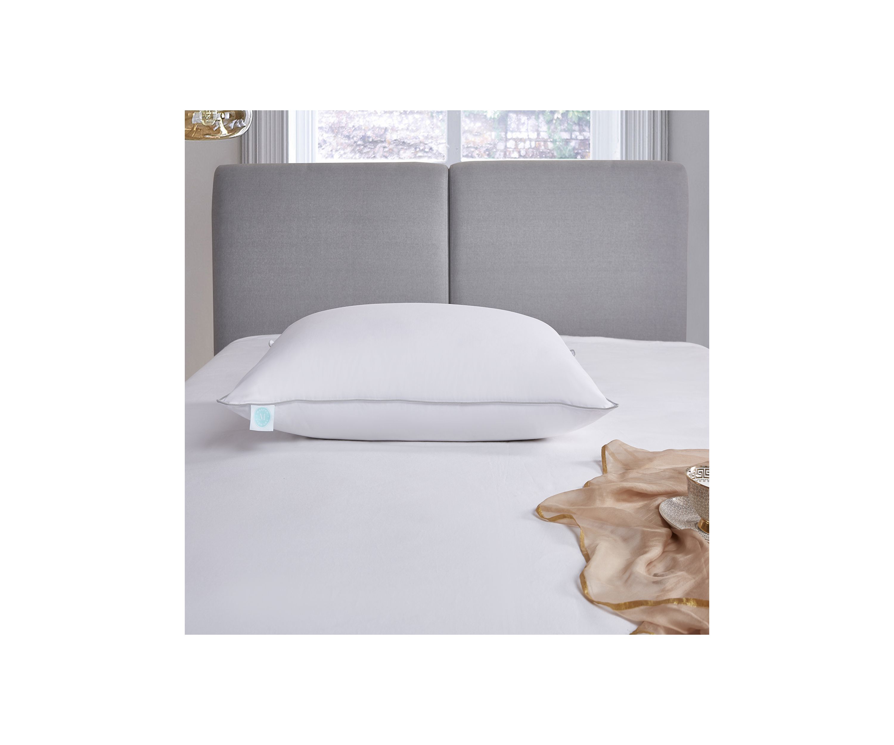 233 Thread Count Cotton Decorative Feather Pillow Insert (2 Pack) - Medium Firm