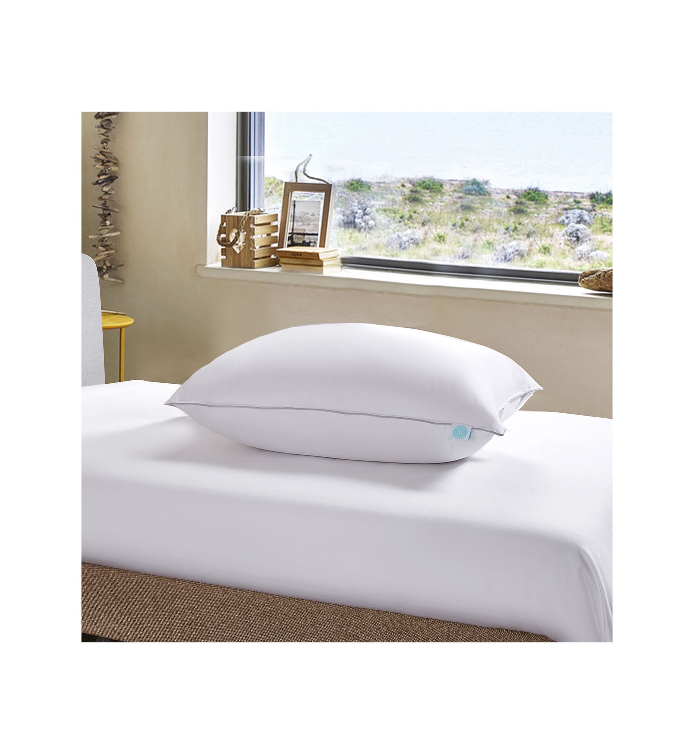 233 Thread Count Cotton Decorative Feather Pillow Insert (2 Pack) - Medium Firm