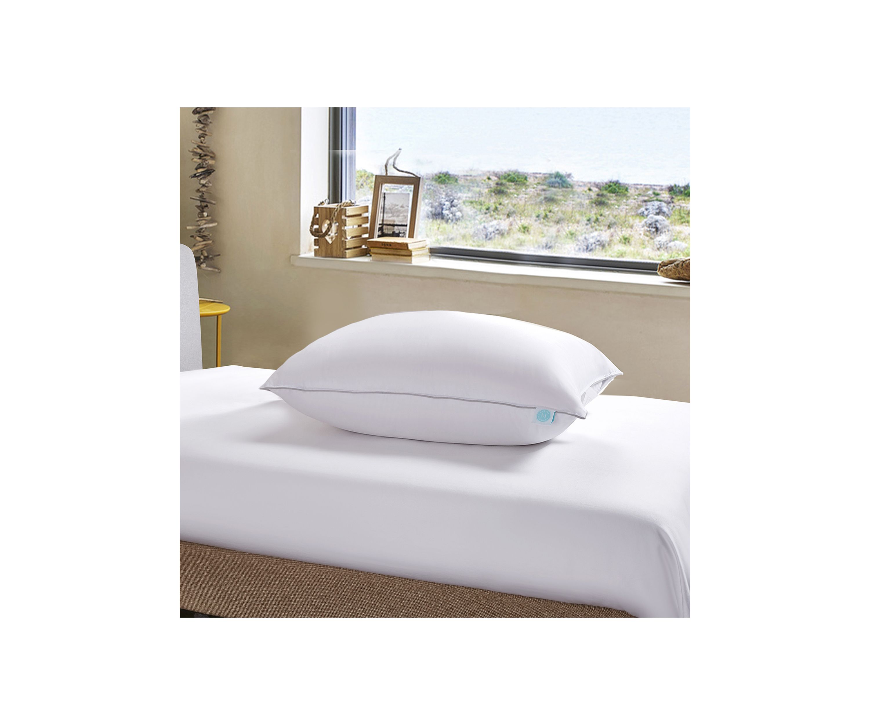 233 Thread Count Cotton Decorative Feather Pillow Insert (2 Pack) - Medium Firm