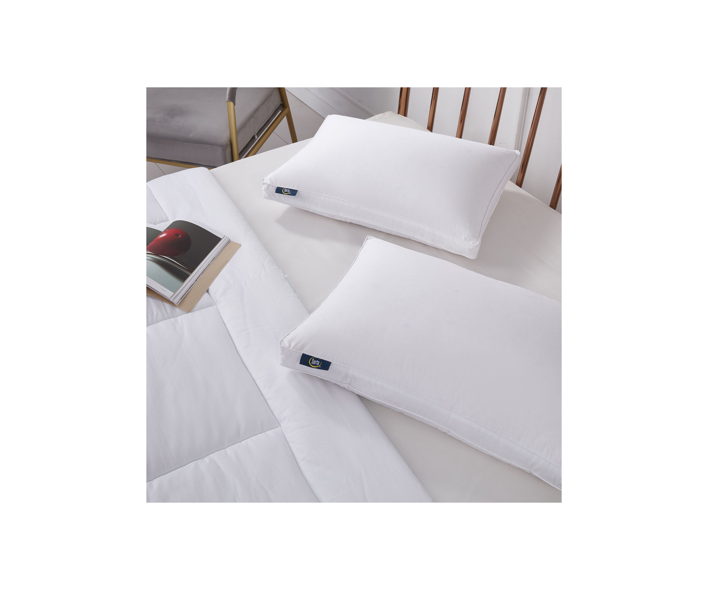 Tencel/Cotton Blend European Down Pillow - Firm