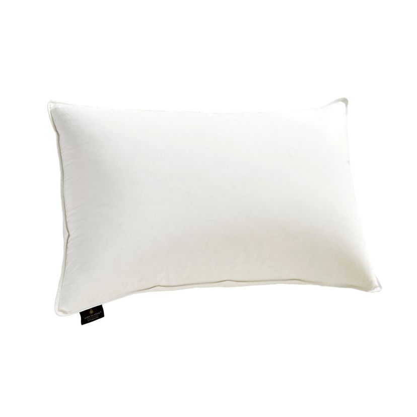 100% Ogranic Cotton Premiun White Down Pillow - Medium Firm