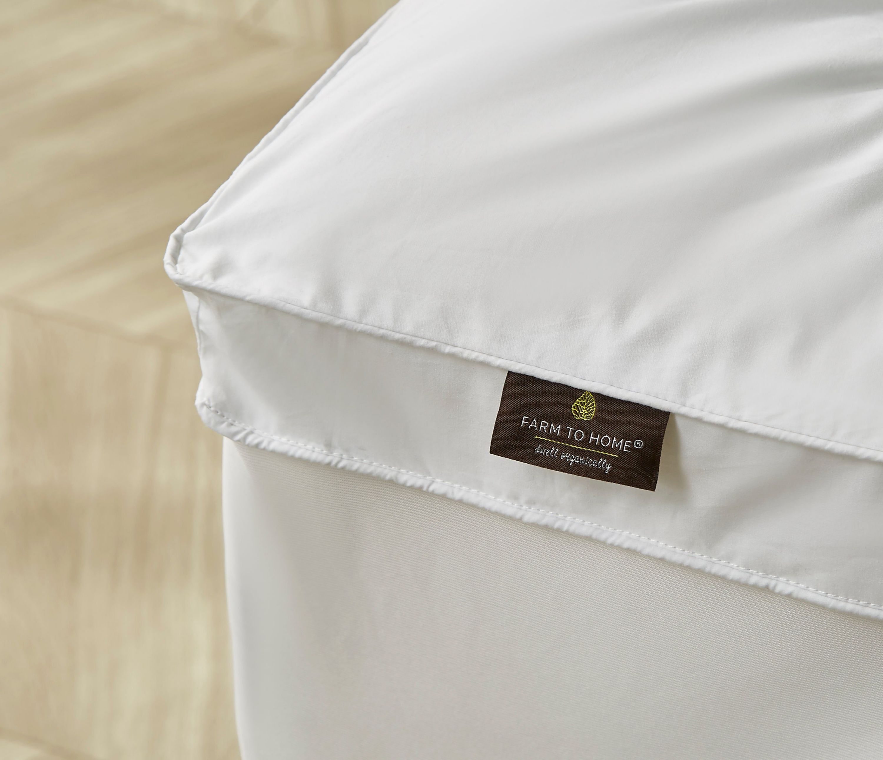 100% Organic Cotton 2-inch Down Alternative Mattress Topper