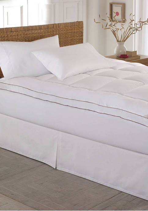 Kathy Ireland Gallery Cotton Gusseted Mattress Pad Topper
