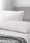 Set of 2 330 Thread Count Side Sleeper White Goose Feather and Down Fiber Pillow 