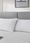 Set of 2 233 Thread Count Summer Winter White Goose Feather Pillow 