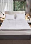 233 Thread Count 3 inch White Down Fiber Top Featherbed