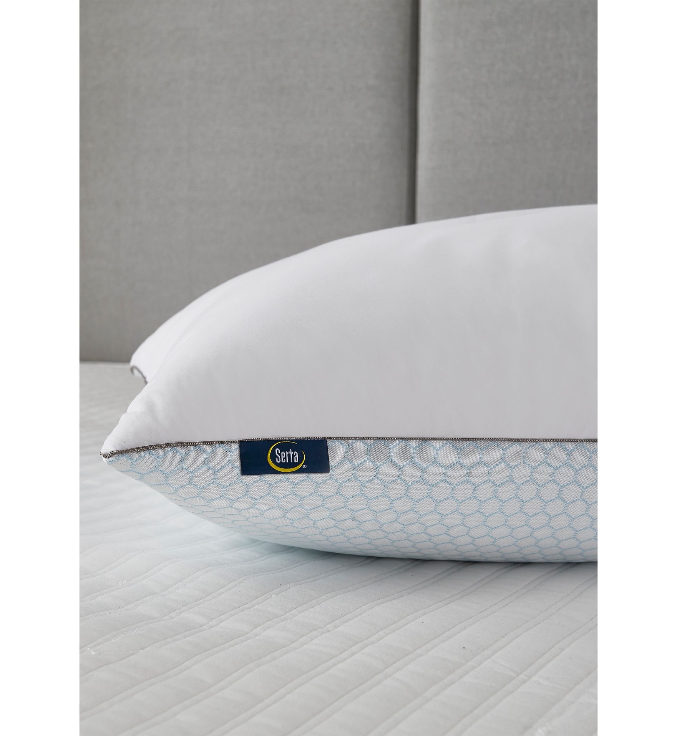 233 Thread Count Summer And  Winter White Goose Feather Bed Pillow - 2 Pack