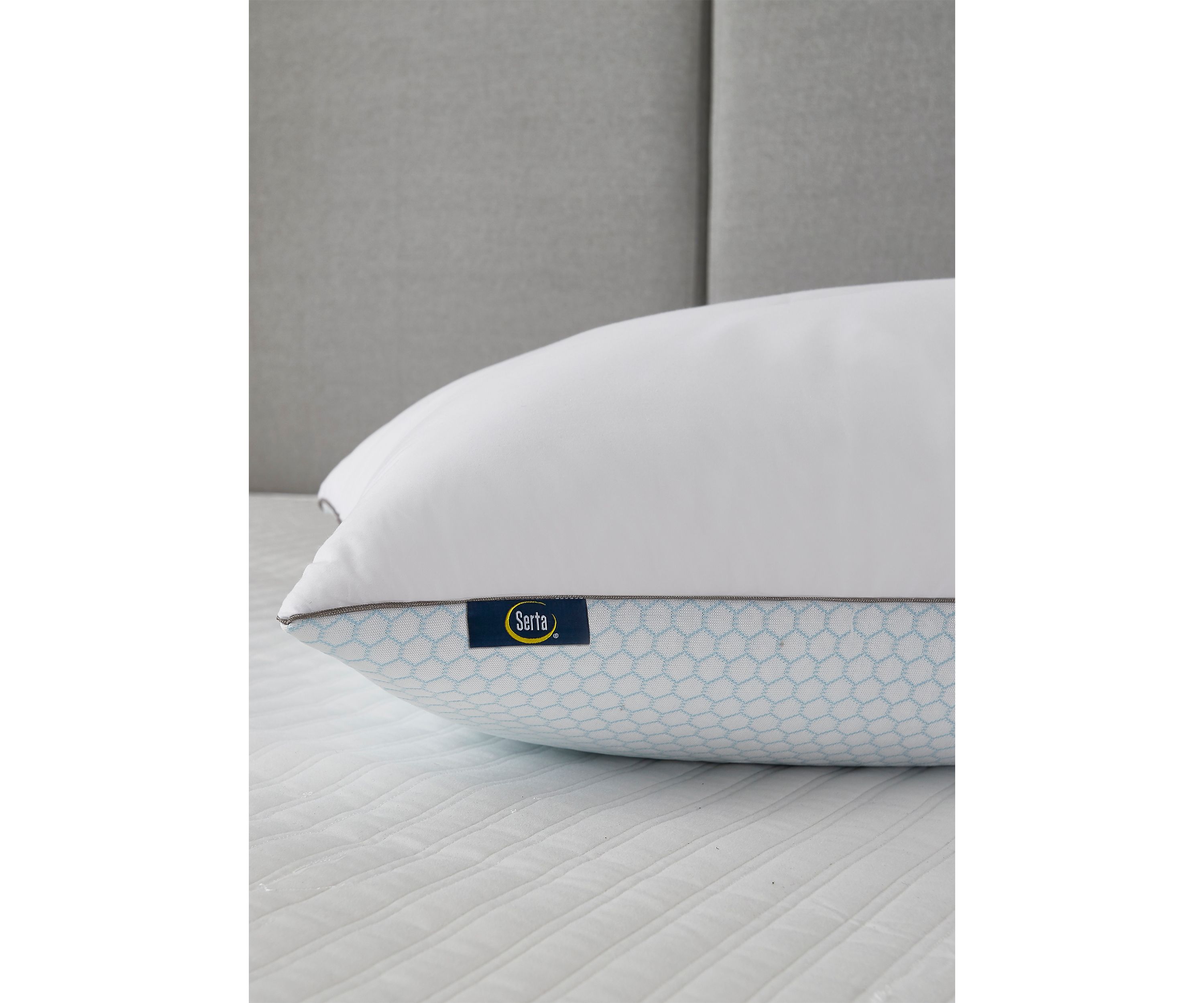 233 Thread Count Summer And  Winter White Goose Feather Bed Pillow - 2 Pack