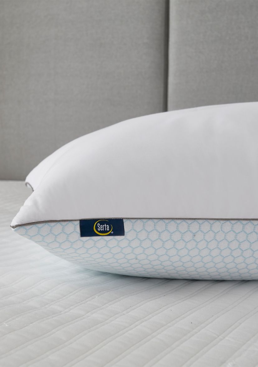 233 Thread Count Summer And  Winter White Goose Feather Bed Pillow - 2 Pack