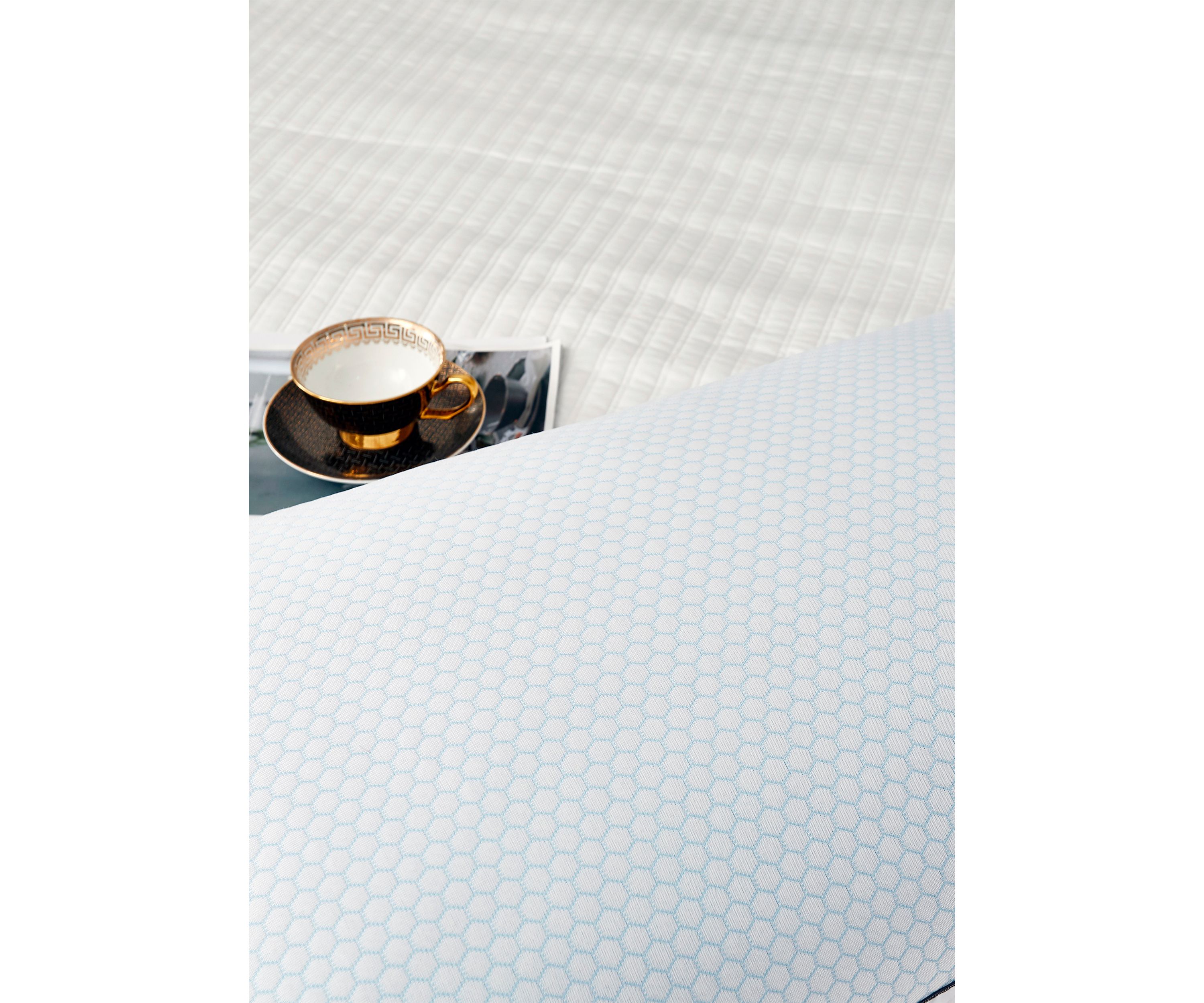 233 Thread Count Summer And  Winter White Goose Feather Bed Pillow - 2 Pack