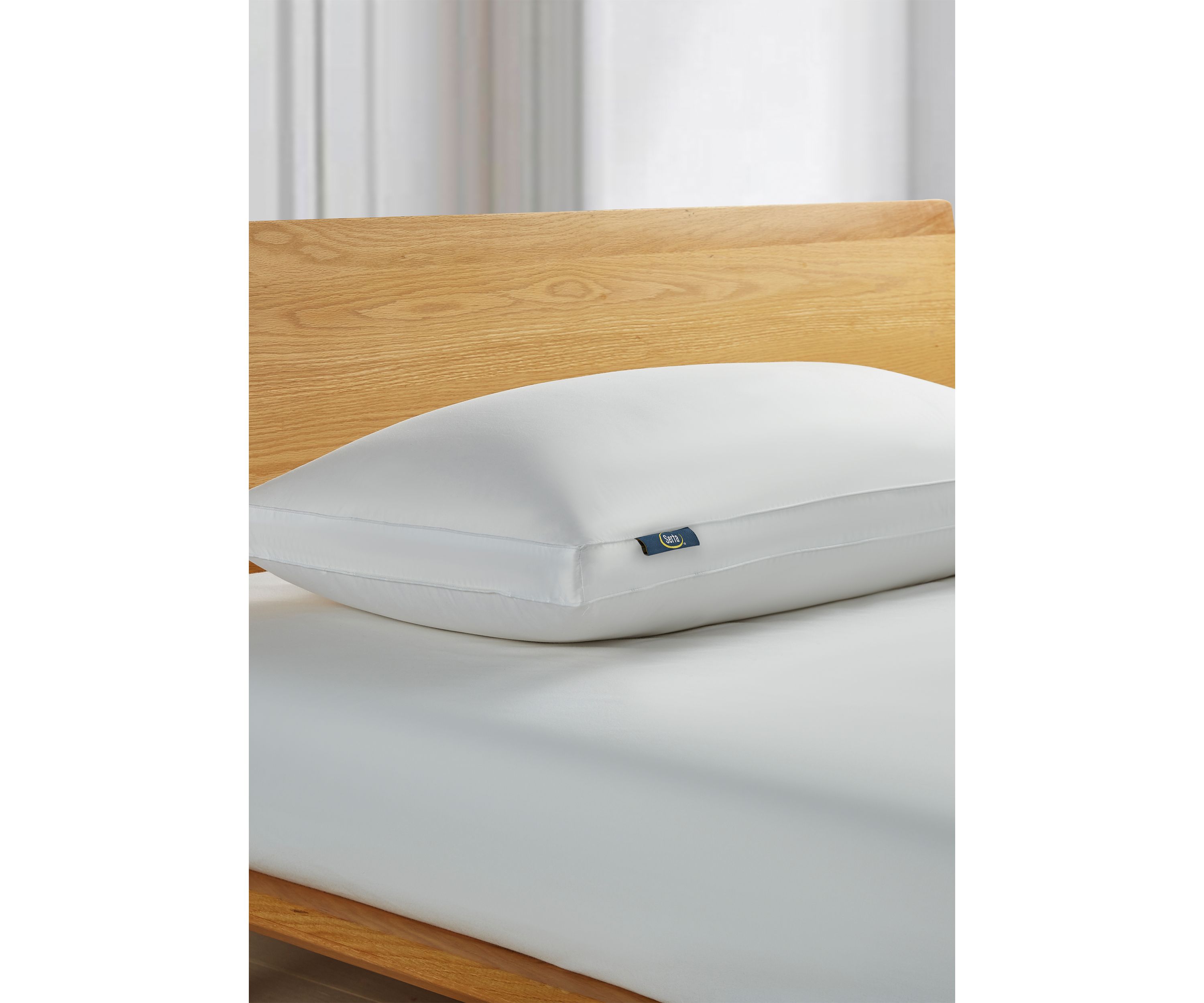 Serta 300 Thread Count White Down Fiber Pillow