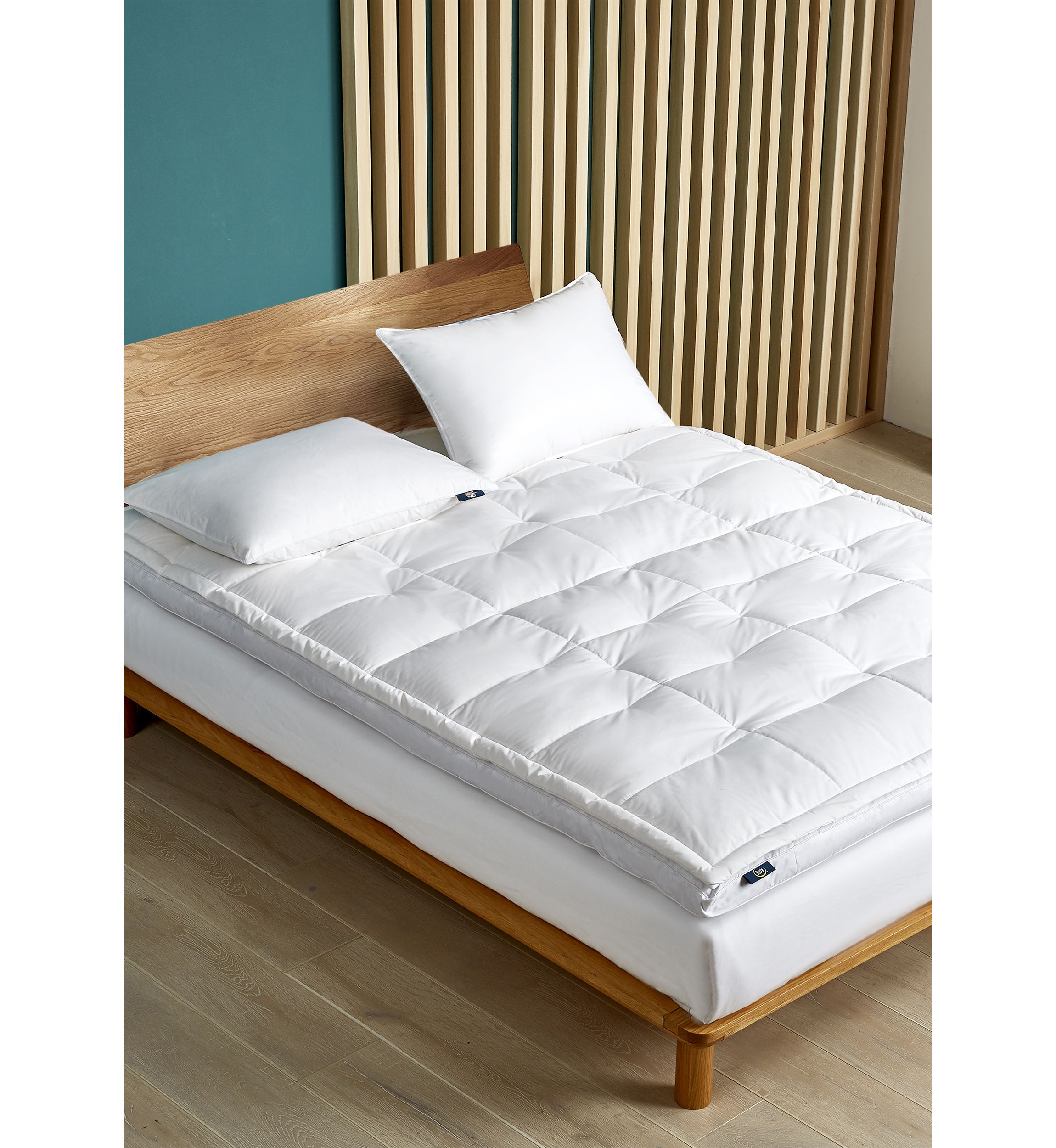 2-Inch Feather And Down Fiber Top Featherbed
