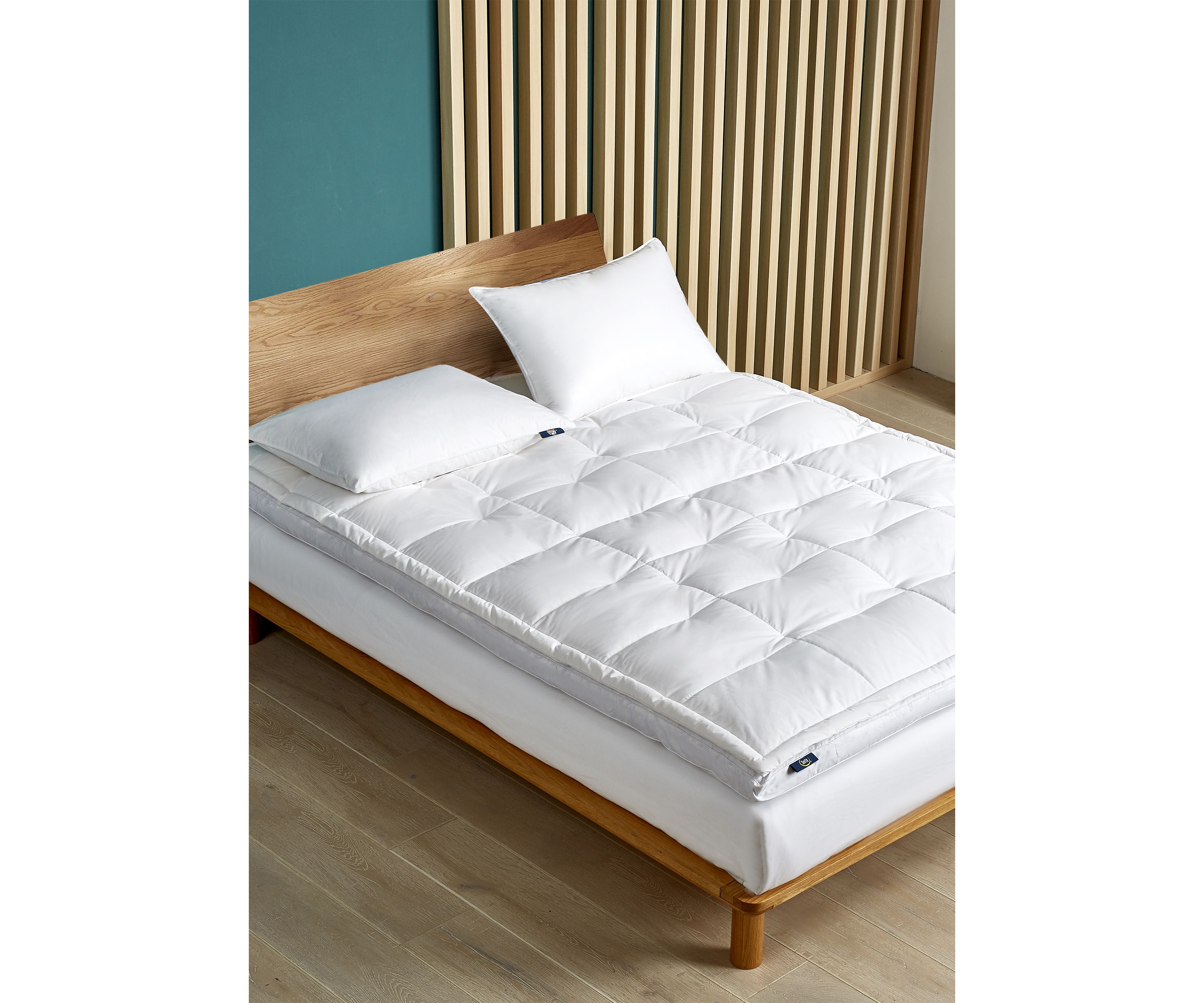 2-Inch Feather And Down Fiber Top Featherbed
