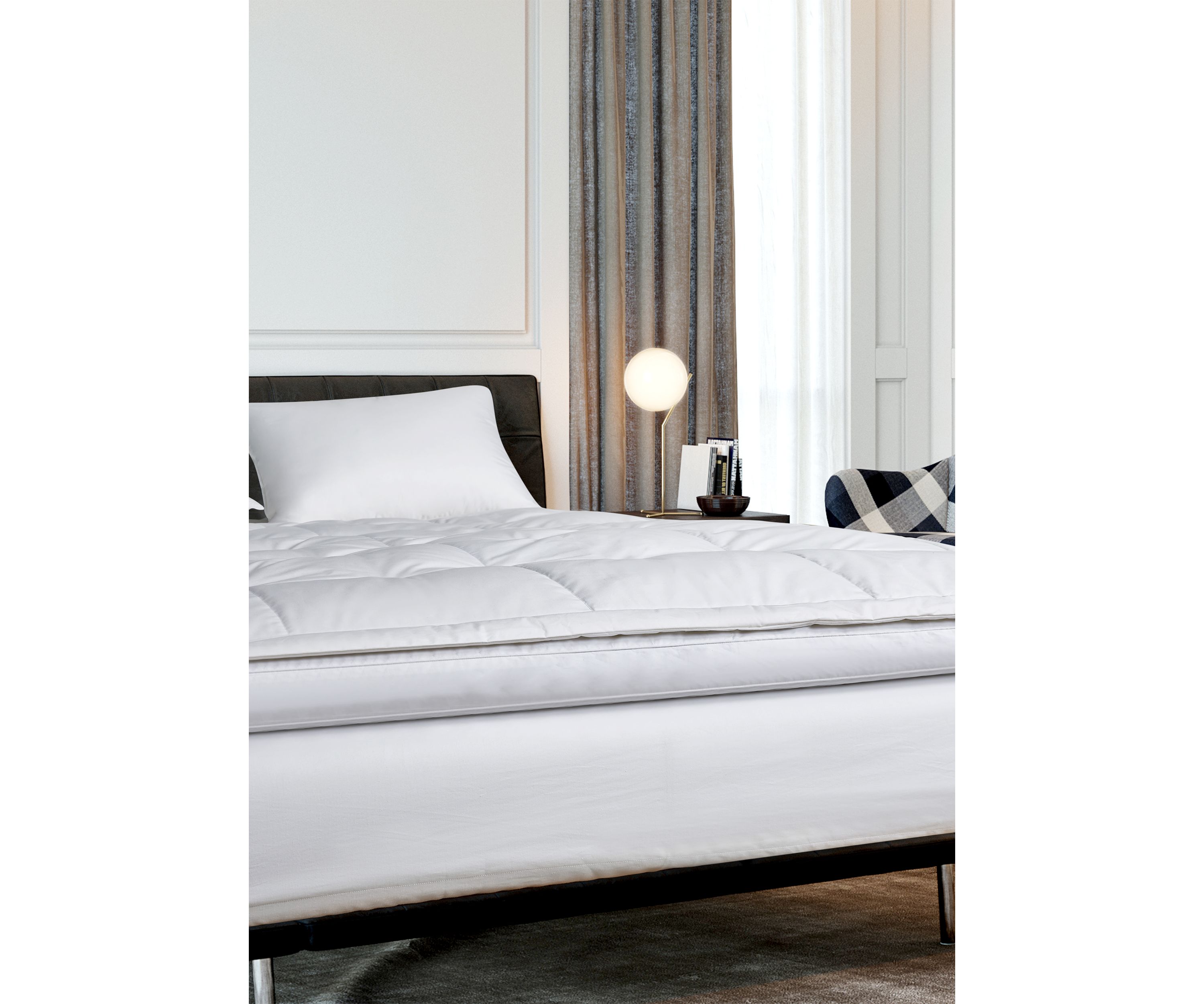 2-Inch Feather And Down Fiber Top Featherbed
