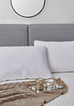 233 Thread Count Quilted White Goose Feather -Down Pillows (2-Pack)