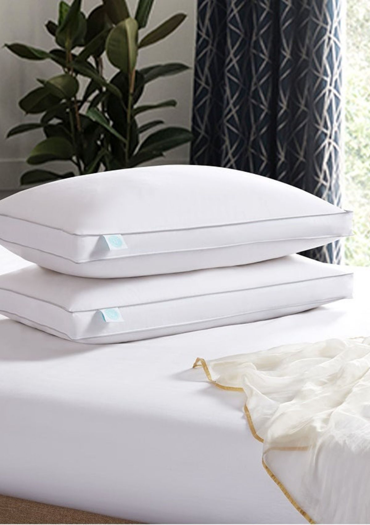 White Feather and Down Pillow - 2 Pack
