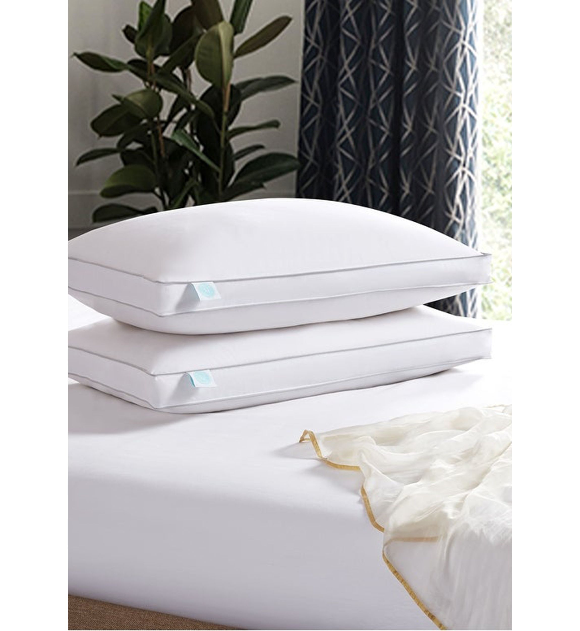 White Feather and Down Pillow - 2 Pack