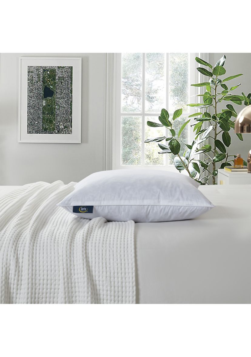 233 Thread Count Cotton Decorative Feather Pillow Insert (2 Pack) - Medium Firm
