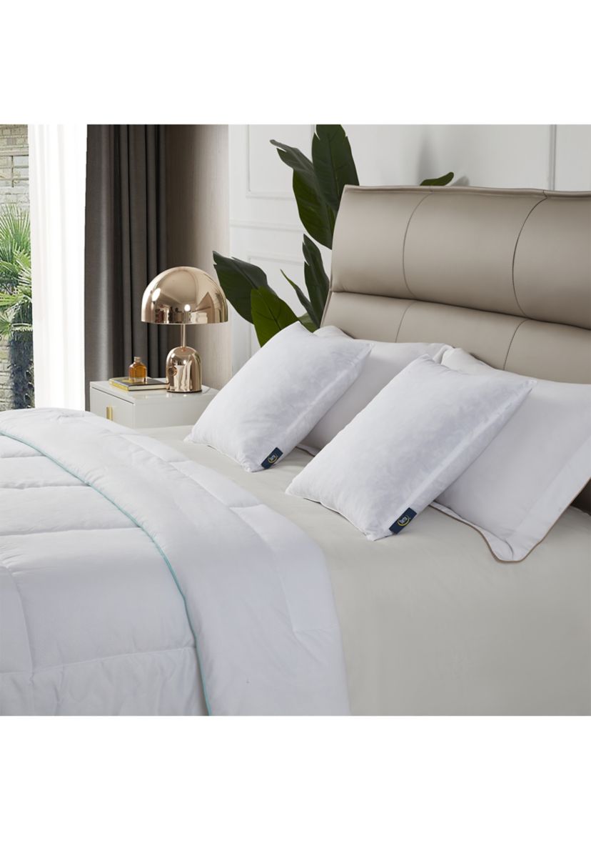233 Thread Count Cotton Decorative Feather Pillow Insert (2 Pack) - Medium Firm