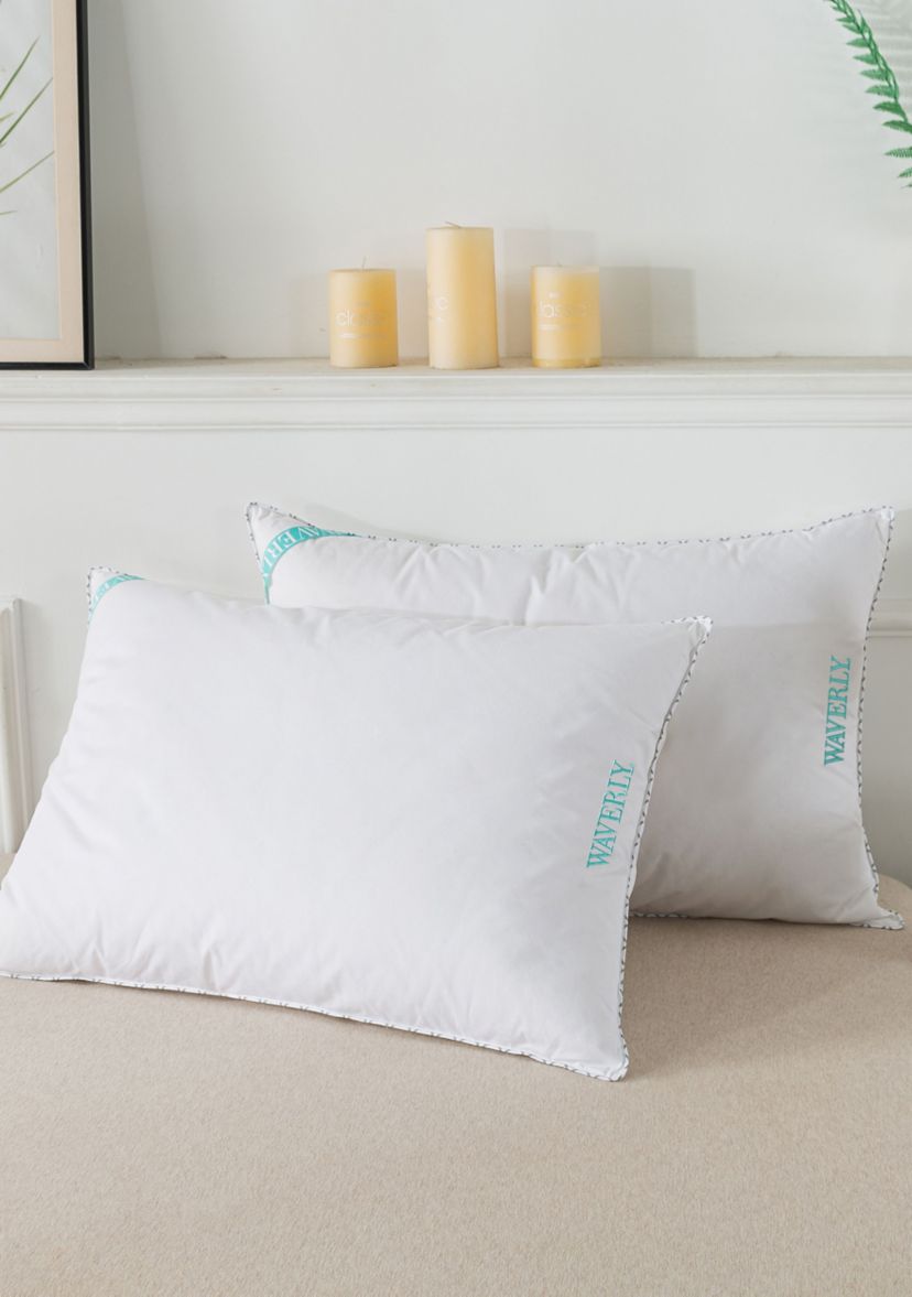 Antimicrobial 233 Thread Count Cotton White Duck Down Pillow