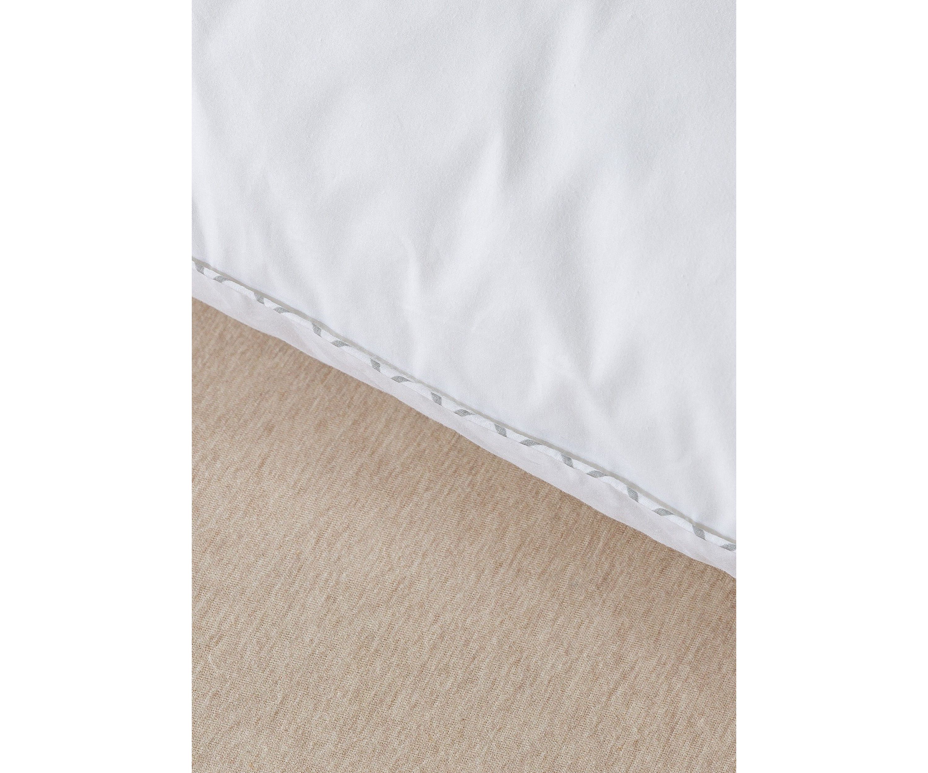 Antimicrobial 233 Thread Count Cotton White Duck Down Pillow