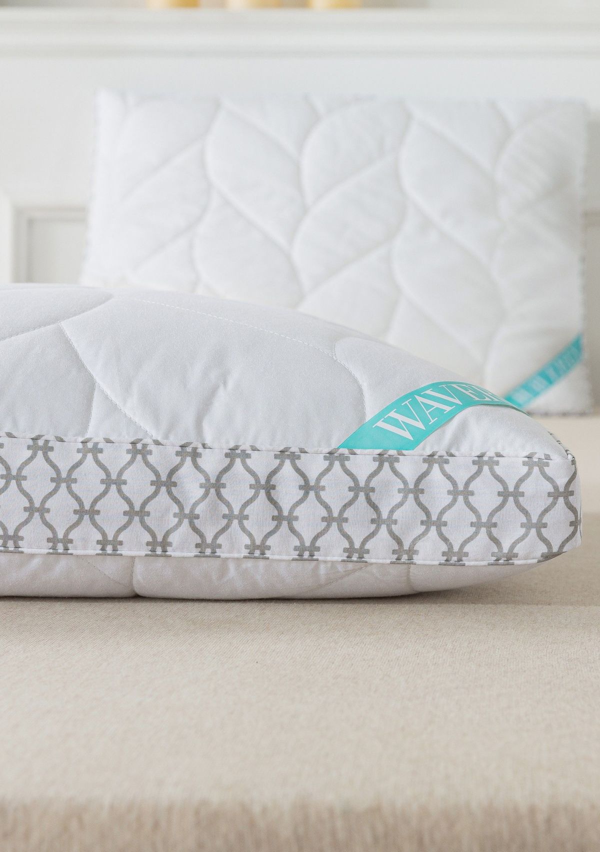 Antimicrobial Quilted Nano Feather Gusseted Pillow
