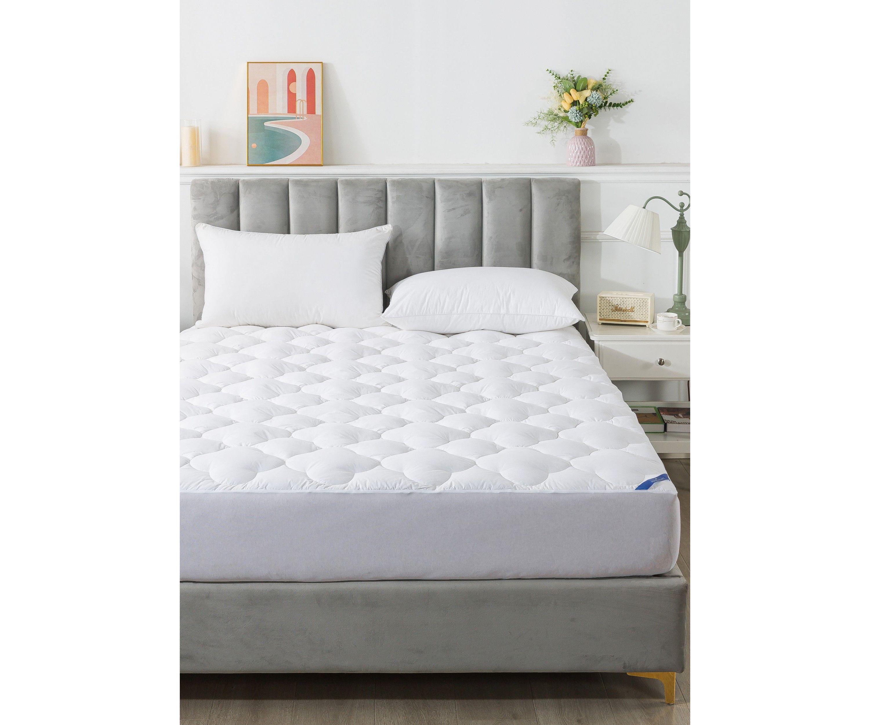 European White Down Mattress Pad