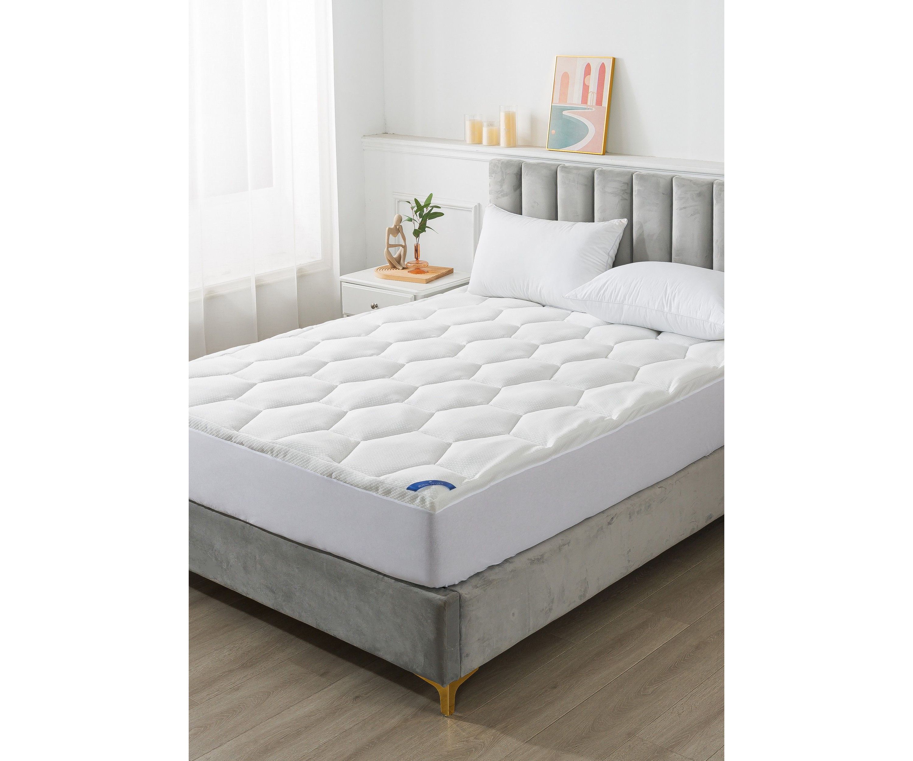 Honeycomb Soft Knit Mattress Topper