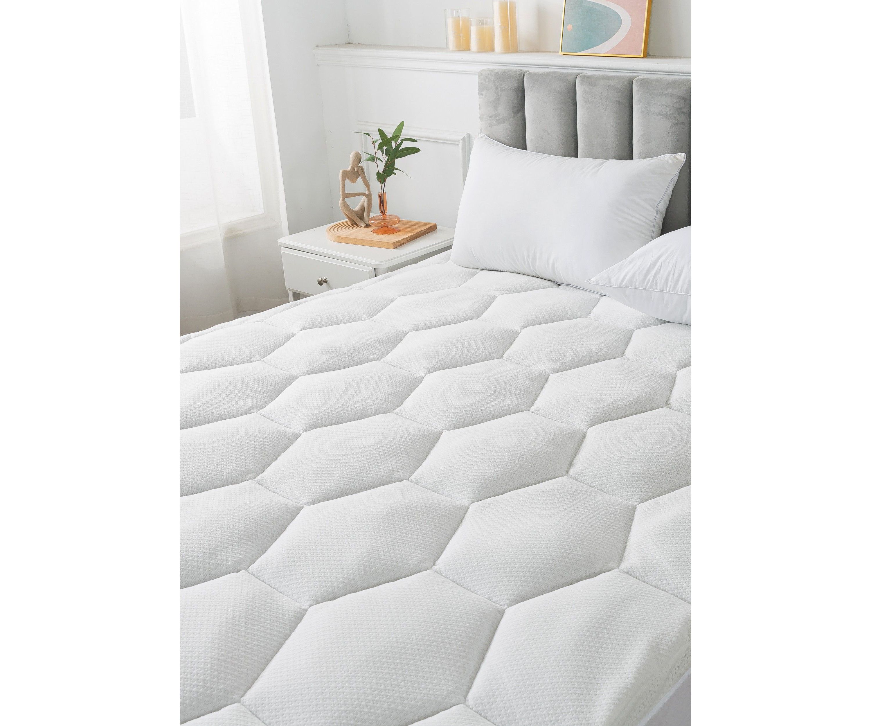 Honeycomb Soft Knit Mattress Topper